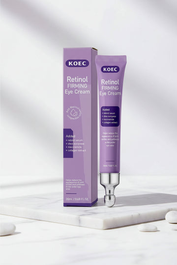 KOEC Retinol Ögonkräm – 0,3% Retinol, Kollagen & Niacinamid mot Rynkor 20ml