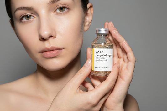 KOEC Ansiktsserum med kollagen och silkes-peptider. 30 ml.