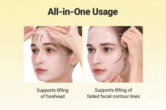 4-pack KOEC ansiktsmask med kollagen, peptider och retinol.